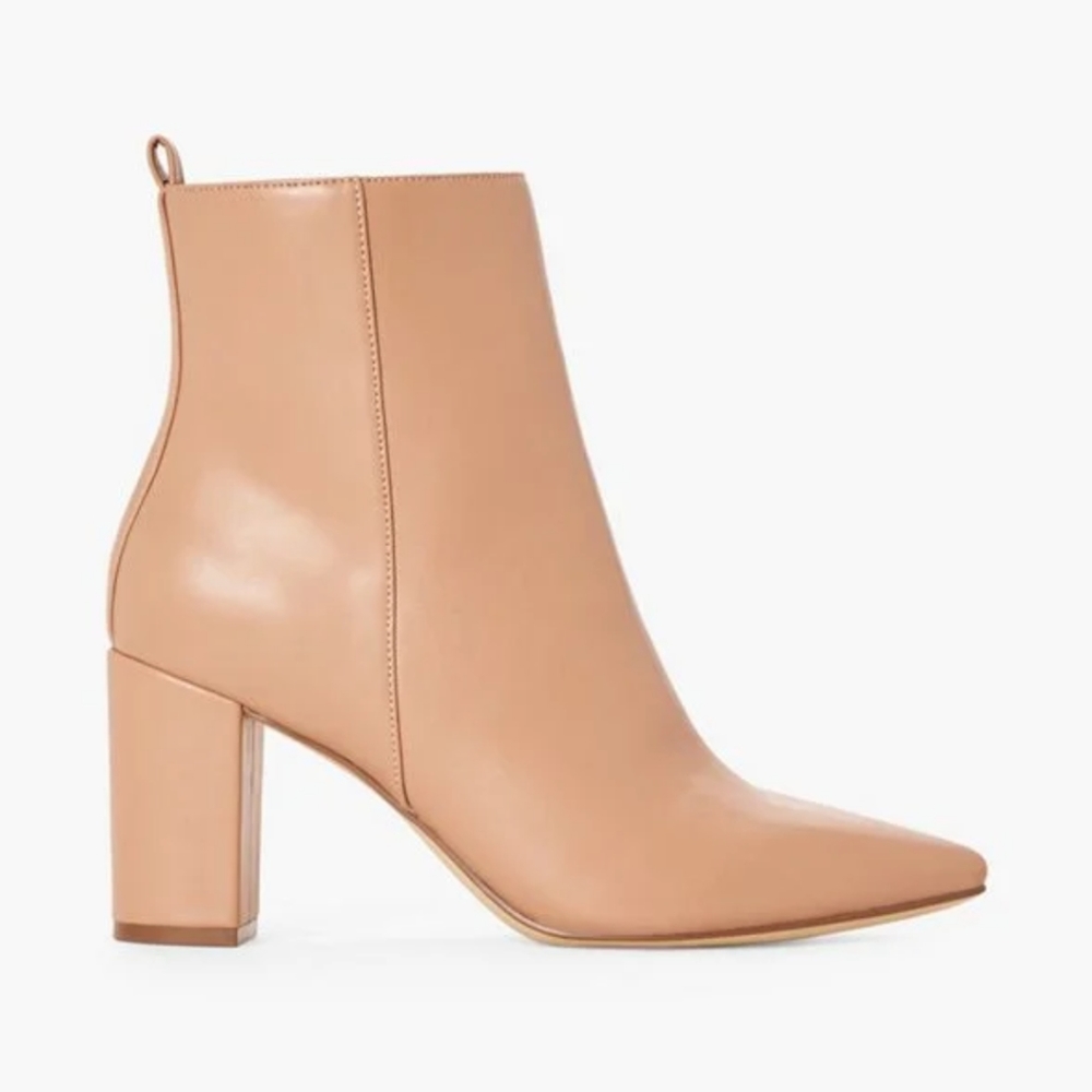 JustFab Tan Ankle Boots - Picture 2 of 8
